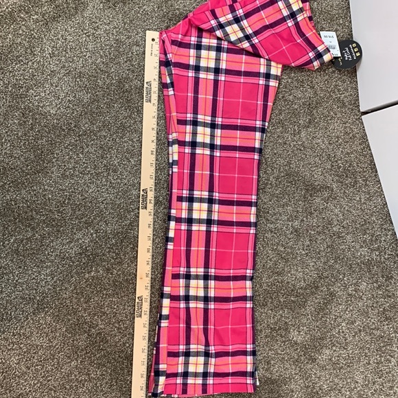 Jolie & Joy Plaid Lounge Pants NWT Size XL Pink Black White Polyester… - Picture 11 of 13